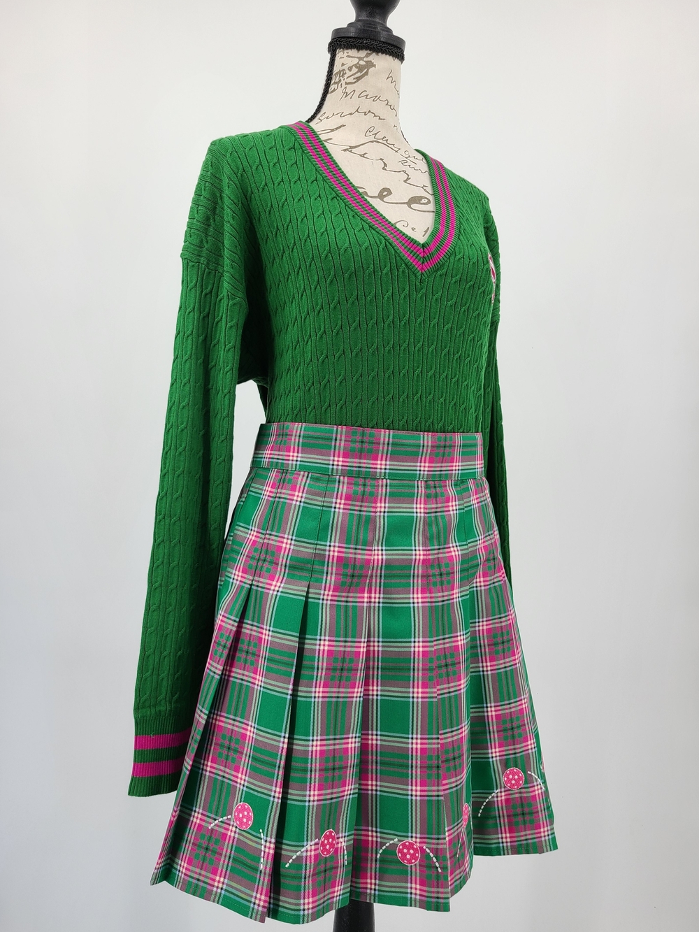 Unique Vintage's Smak Parlour Pickleball Skirt Set Size Medium